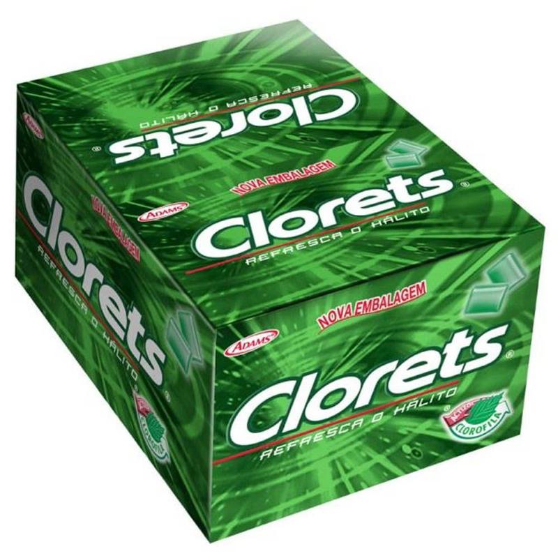 Clorets Chiclete Caixinha Clorets c/100 - Adams - Chicletes e Gomas
